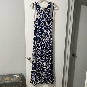 Anthropologie never worn navy tank maxi dress